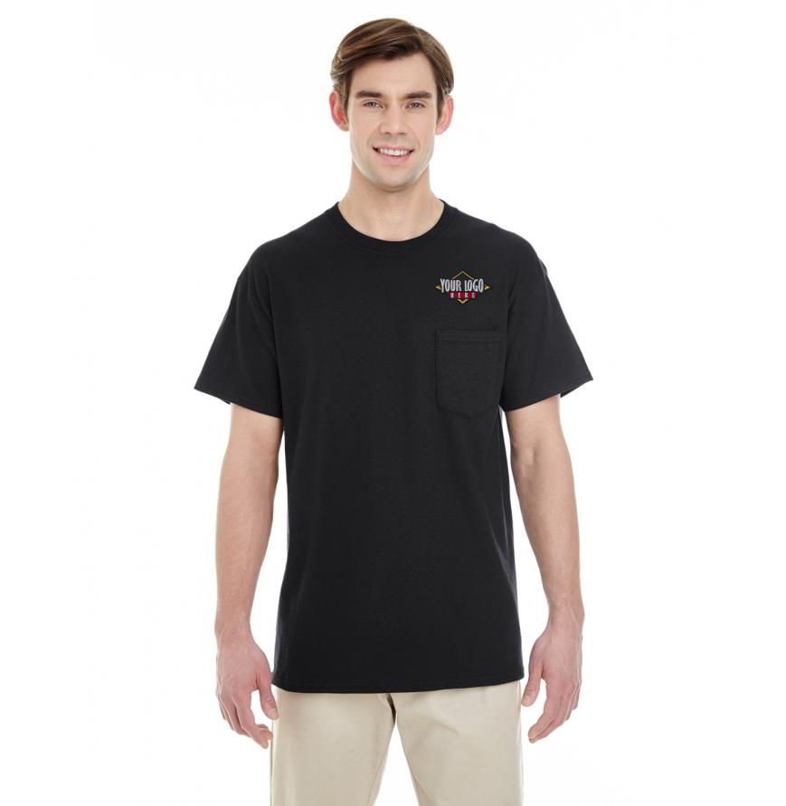 Adult  Heavy Cotton 53oz Pocket T-Shirt