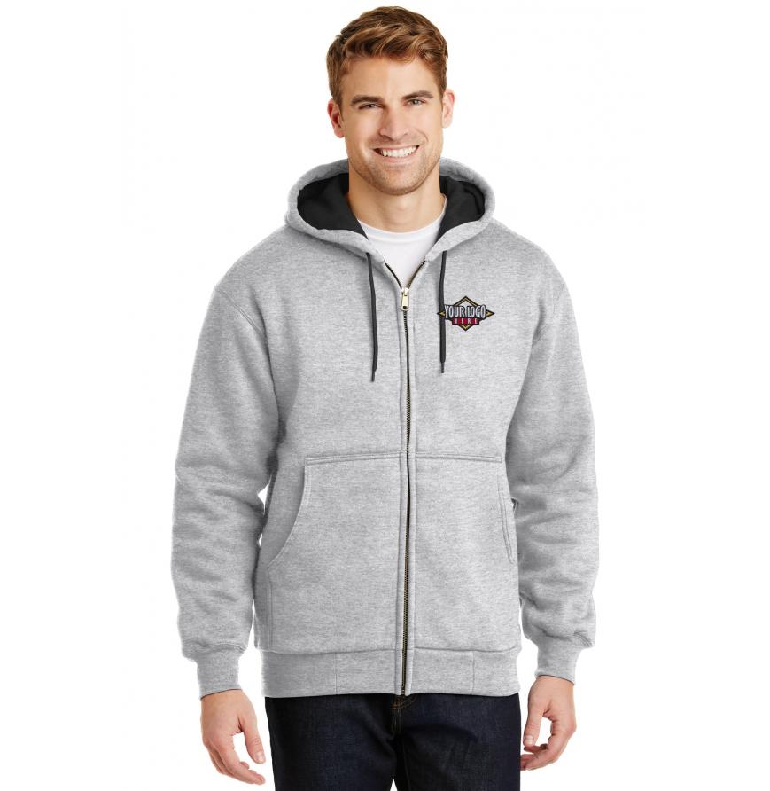 CornerStone - Heavyweight Full-Zip Hooded Sweatshirt with Thermal Lining