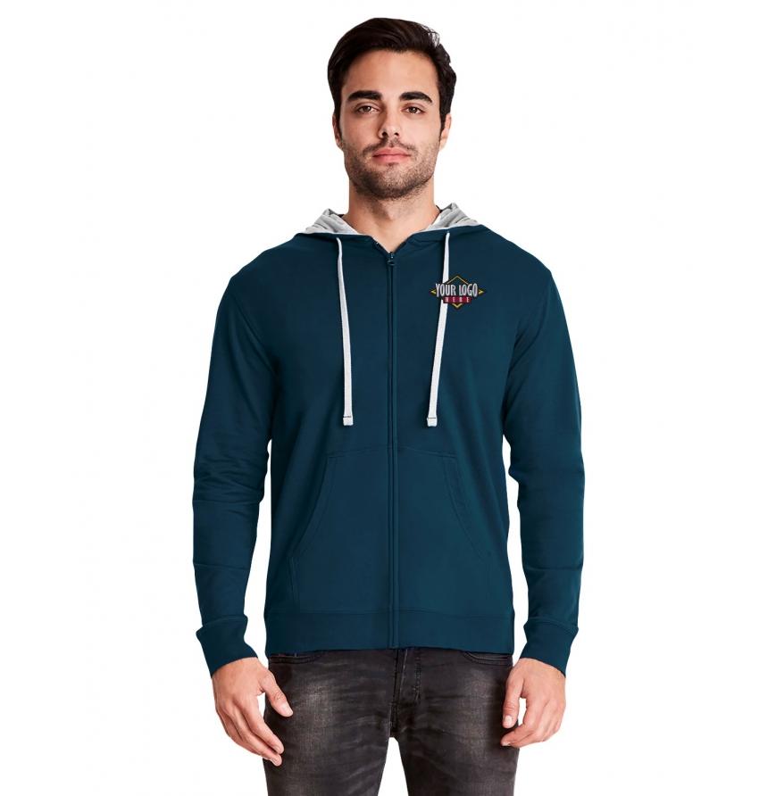  Next Level Adult French Terry Full-Zip Hooded Sweatshirt