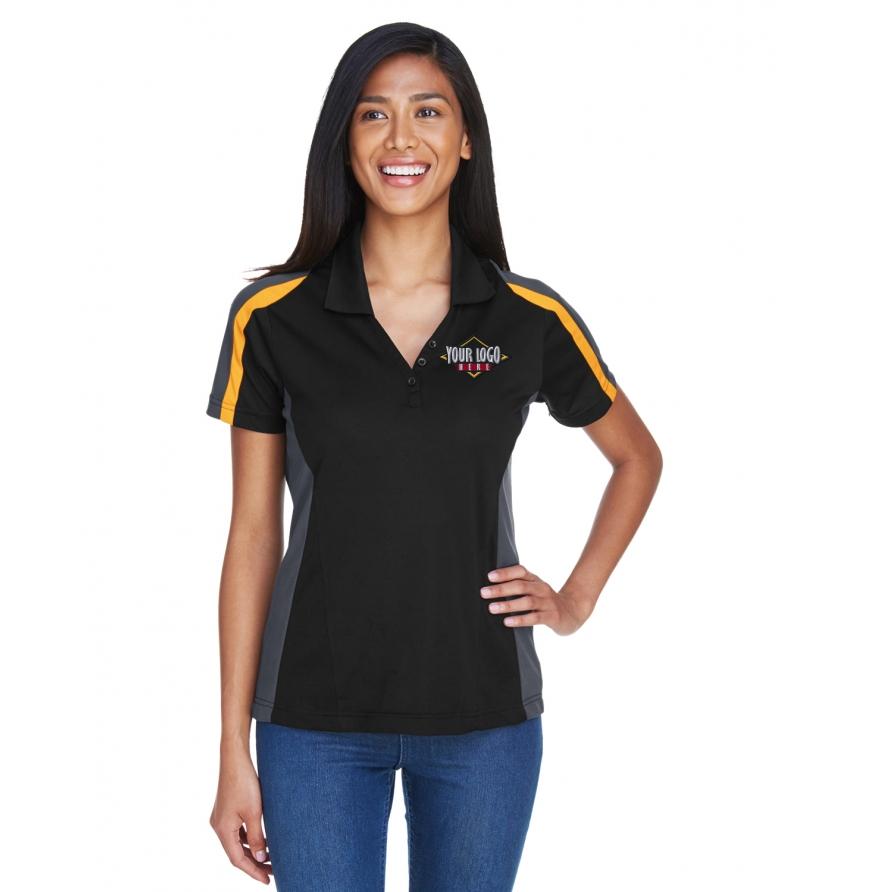 Ladies Eperformance Strike Colorblock Snag Protection Polo