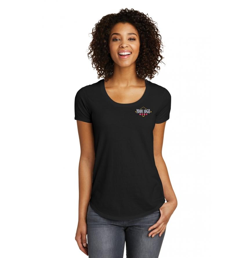 District Women s Fitted Very Important Tee Scoop Neck