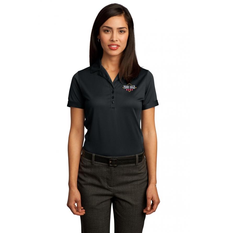 Red House - Ladies Contrast Stitch Performance Pique Polo -