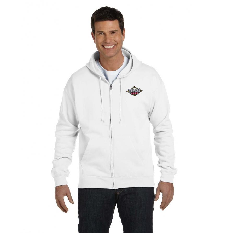Adult EcoSmartreg 5050 Full-Zip Hooded Sweatshirt