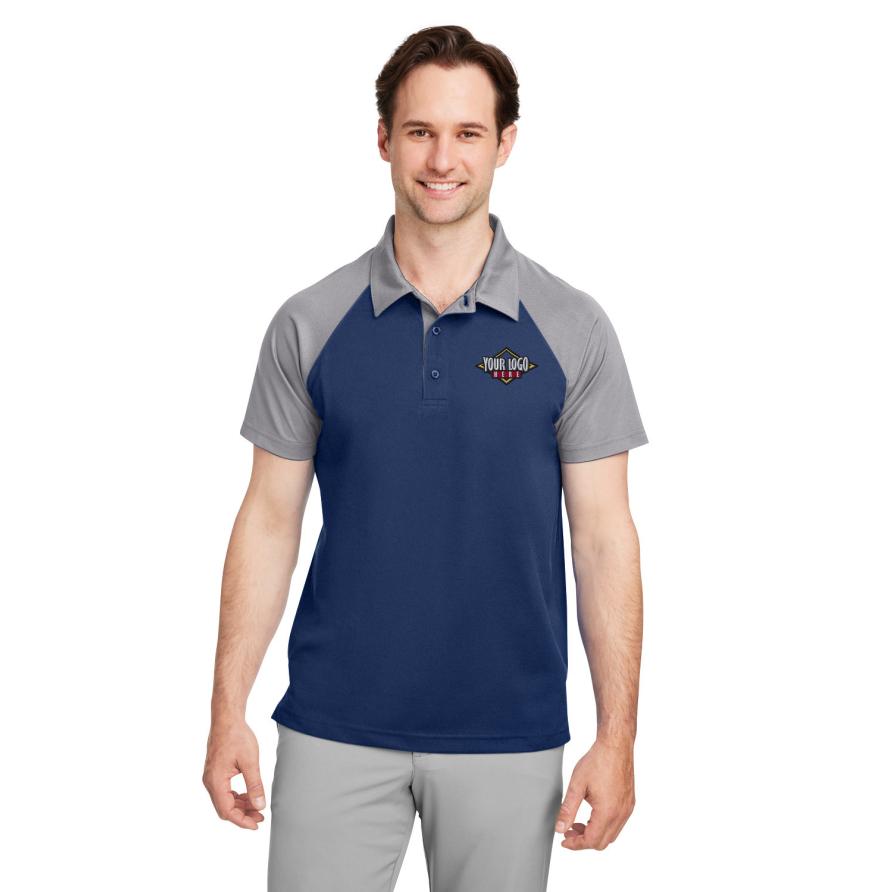 Mens Command Snag-Protection Colorblock Polo