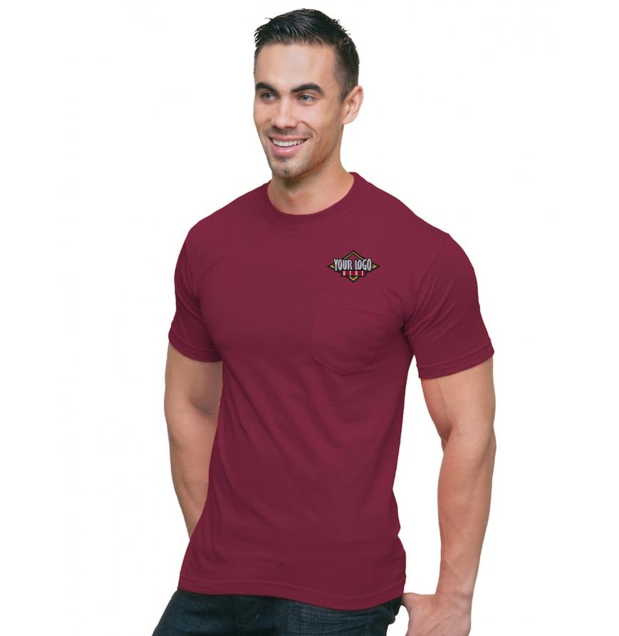Adult 61 oz Cotton Pocket T-Shirt