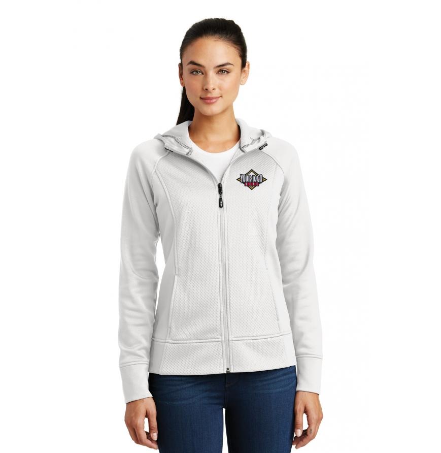 Sport-Tek Ladies Rival Tech Fleece Full-Zip Hooded Jacket